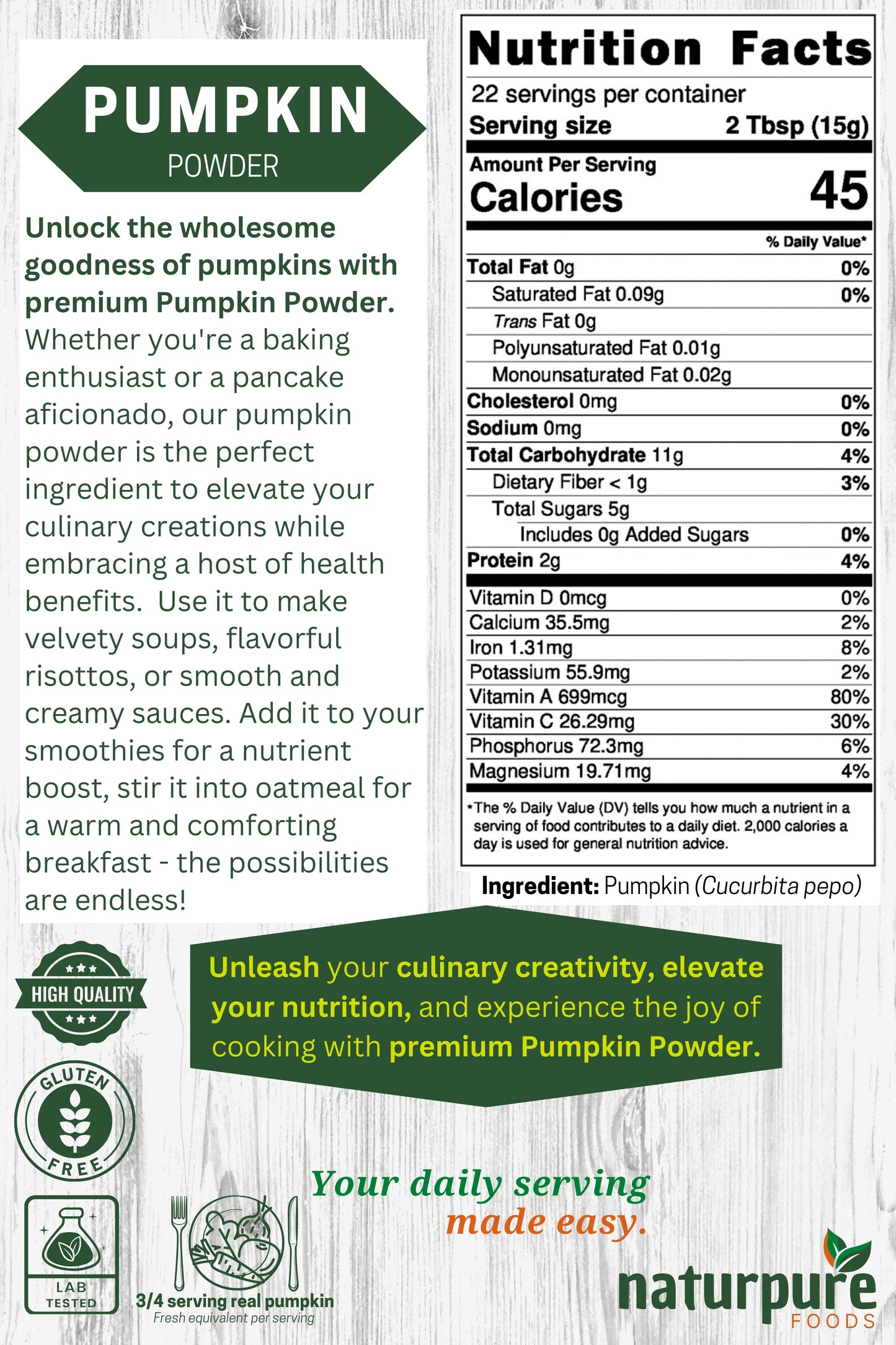 Pumpkin Powder